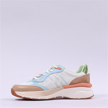 Hispanitas Loto Laced Trainer - White Multi